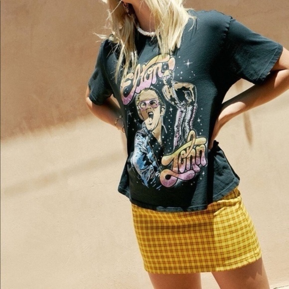 FREE PEOPLE Daydreamer Elton John On Stage Tee - Picture 2 of 9